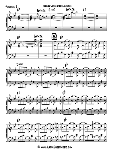 Salsa Piano Montuno Note For Note, Timba Piano Montuno, Salsa Piano Tutorial, Salsa Piano Sheet Music, Salsa Piano Lessons